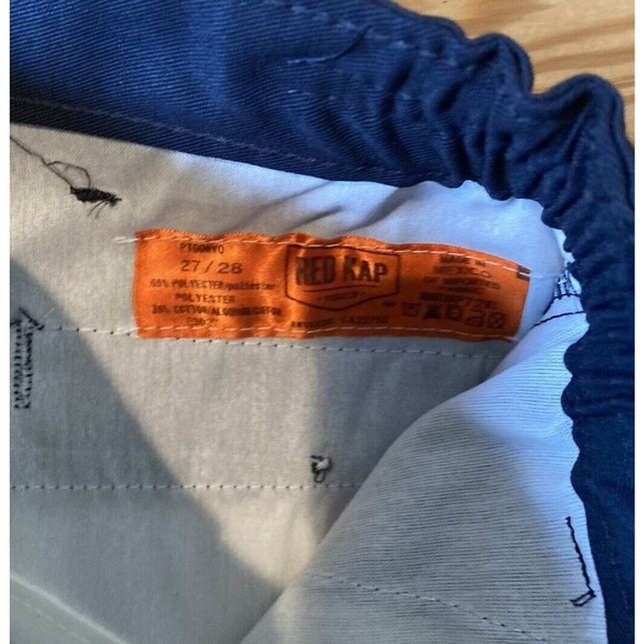 NWT Red Kap Work Pants Size 28x30 Men’s Navy - Picture 3 of 7